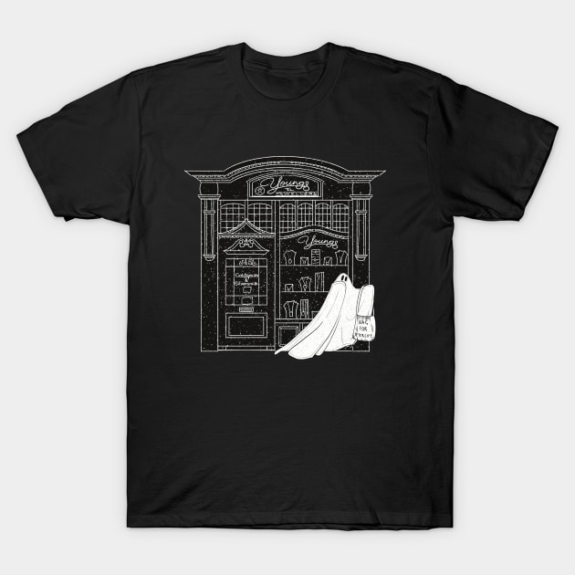 Whitby Jet Jewellery Shop T-Shirt by TGSC